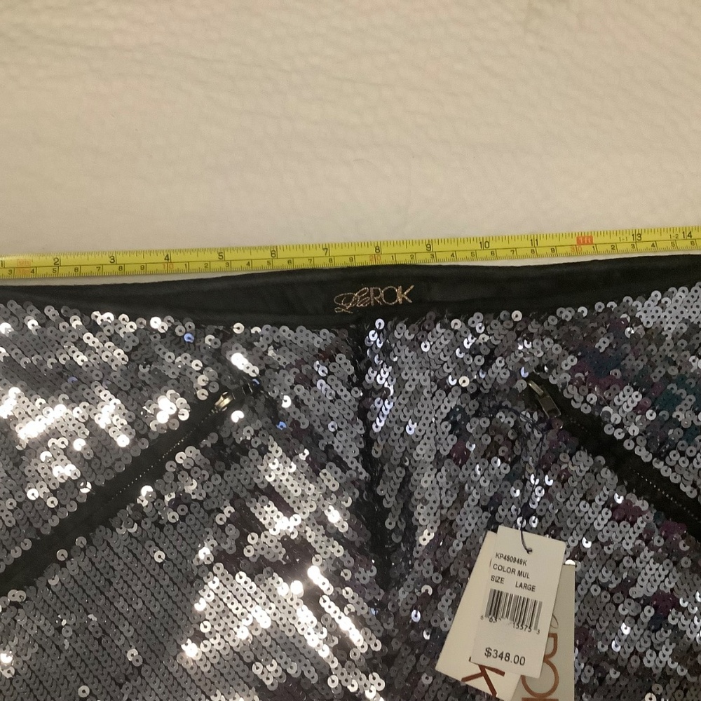 La ROK silver sequin pants Large - Picture 10 of 10